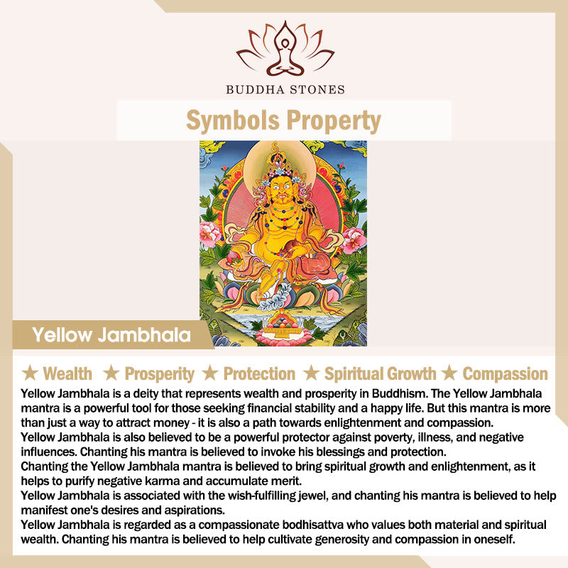 Buddha Stones Yellow God of Wealth Amulet Copper Luck Necklace Pendant Necklaces & Pendants BS 9