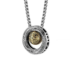 Buddha Stones Mobius Lucky Bead Copper Wealth Necklace Pendant Necklaces & Pendants BS Mobius Lucky Bead