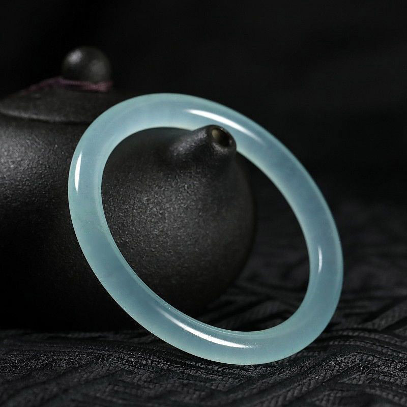 Buddha Stones Natural Jade Healing Blessing Bangle Bracelet Bracelet BS 3