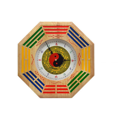 Buddha Stones Feng Shui Bagua Map Balance Energy Map Wall Clock Bagua Map BS 15