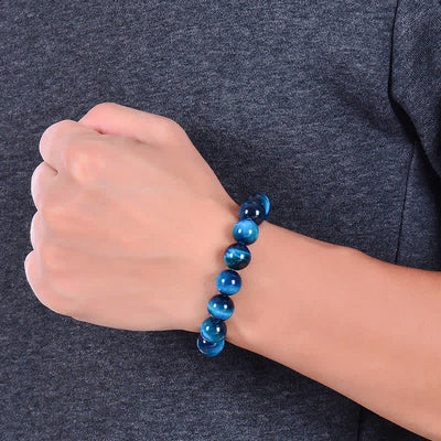 Foviel Blue Tiger Eye Protection Bracelet
