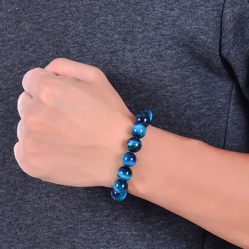 Foviel Blue Tiger Eye Protection Bracelet