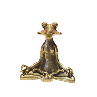 Buddha Stones Mini Small Frog Turtle Koi Fish Snail Crab Copper Wealth Home Decoration Decorations BS 11