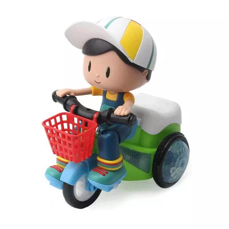 Tricycle cascades électrique Fidtoy avec lumières et musique pour enfants