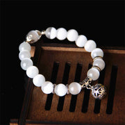 Bracelet porte-bonheur œil de chat tibétain Foviel
