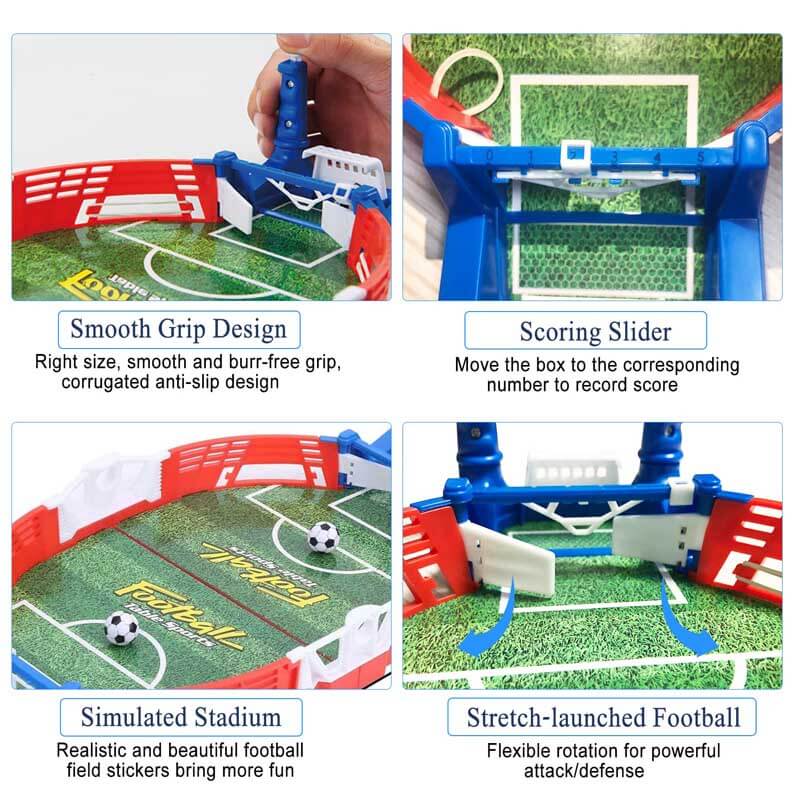 Jeu de baby-foot Fidtoy, jeu de football de table portable pour le plaisir en famille
