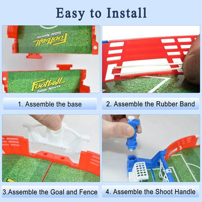 Jeu de baby-foot Fidtoy, jeu de football de table portable pour le plaisir en famille