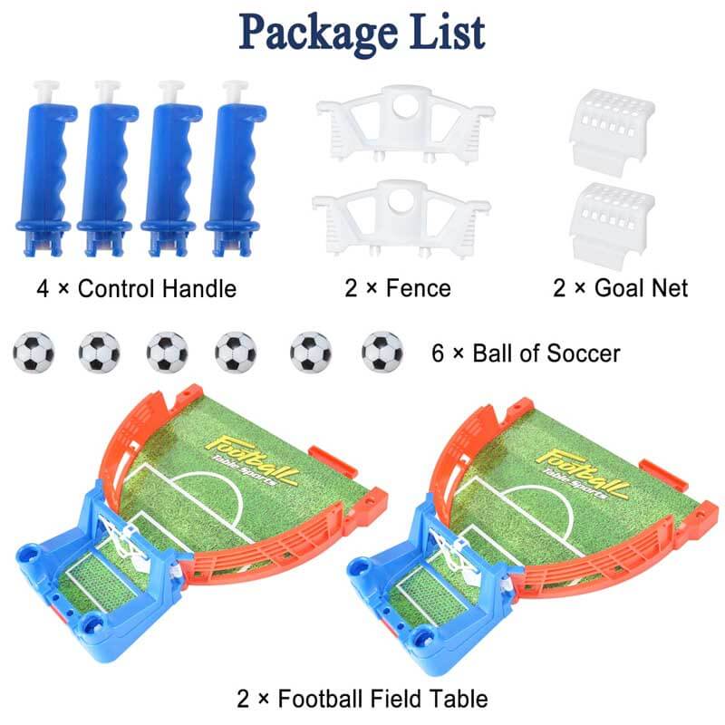 Jeu de baby-foot Fidtoy, jeu de football de table portable pour le plaisir en famille