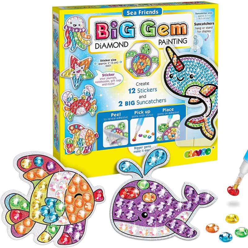 Kit de Peinture Diamant Fidtoy pour Enfants | Créativité & Concentration Arts & Loisirs Créatifs