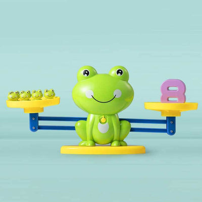 Fidtoy Frog Balance Math Toy | Juego de aprendizaje de matemáticas y números Montessori para niños