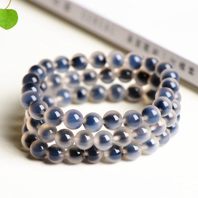 Buddha Stones Natural Colorful Candy Agate Harmony Strength Bead Bracelet Bracelet BS 5