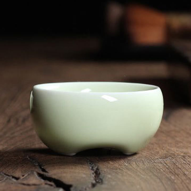 Buddha Stones Colorful Koi Fish Ceramic Teacup Kung Fu Tea Cup Bowl Cup BS 41