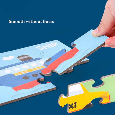 Jeu d'orthographe de l'alphabet en bois Fidtoy, jouet éducatif Montessori pour les enfants d'âge préscolaire et les tout-petits