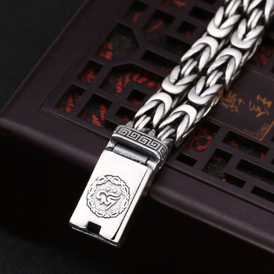 Buddha Stones Om Mani Padme Hum Engraved Peace Purity Bracelet Bracelet BS 2
