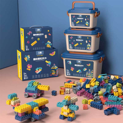 Fidtoy – Ensemble de 600 Blocs de Construction | Jouet de Construction Créatif pour Enfants de 3 à 8 Ans