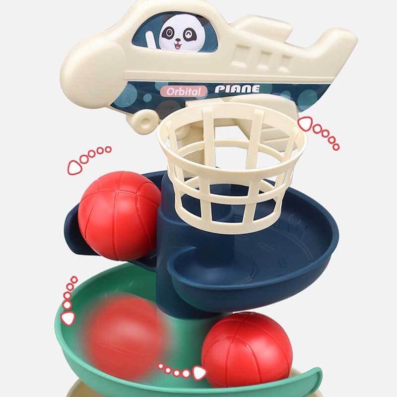 Fidtoy Ball Drop Toy for Toddlers 1–6 Years Toss Game Track Learning Toy with Sound Light Educational Indoor Play