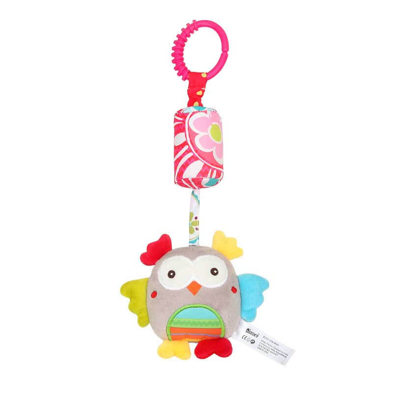 Fidtoy Peluche Colgante para Recién Nacidos y Niños Pequeños | Juguete Sensorial para Bebés para Cuna, Cochecito y Silla de Coche