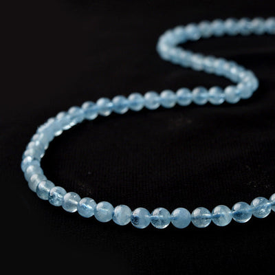 Buddha Stones Natural Aquamarine Peace Healing Bracelet Bracelet BS 9
