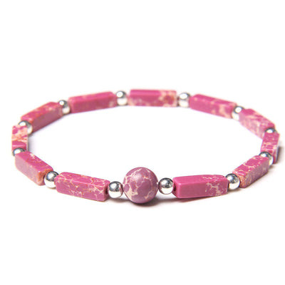 Buddha Stones Natural Crystal Amethyst Tiger Eye Spiritual Balance Bracelet Bracelet BS Miano Real
