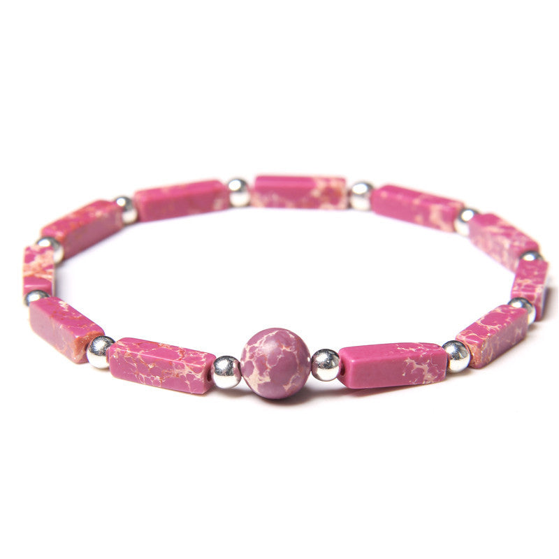 Buddha Stones Natural Crystal Amethyst Tiger Eye Spiritual Balance Bracelet Bracelet BS Miano Real