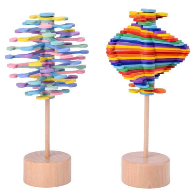Juguete en espiral de Fibonacci Fidtoy, juguete cinético visual para aliviar el estrés