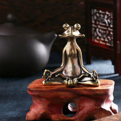 Buddha Stones Mini Small Frog Turtle Koi Fish Snail Crab Copper Wealth Home Decoration Decorations BS 1