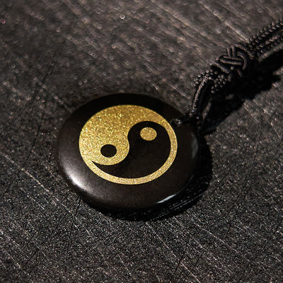 Buddha Stones Various Crystal Amethyst Tiger Eye Green Aventurine Yin Yang Spiritual Necklace Pendant Necklaces & Pendants BS 15