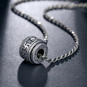 Foviel Tibet Om Mani Padme Hum Protection Necklace Pendant