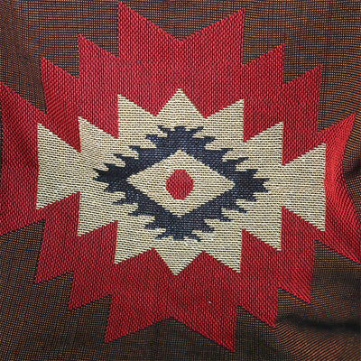 Buddha Stones Tibetan Geometric Hand-Dyed Craftsman Blanket Blanket BS 7