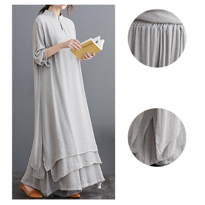 Foviel Einfaches Muster Meditation Gebet Spirituelle Zen Praxis Yoga Kleidung Damen Set