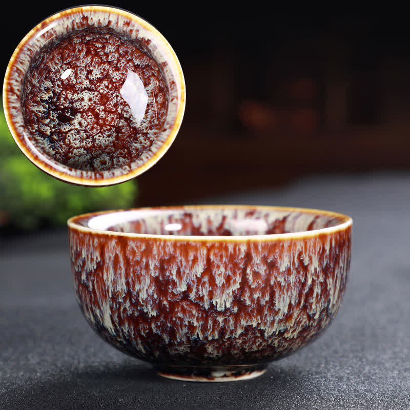 Buddha Stones Colorful Ceramic Teacup Home Office Tea Cups - image 45