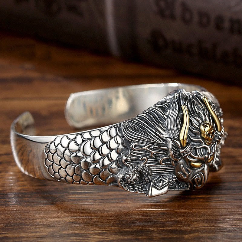 Buddha Stones Tibetan Garuda Bird Wisdom Protection Bracelet Bangle Bracelet Bangle BS 2