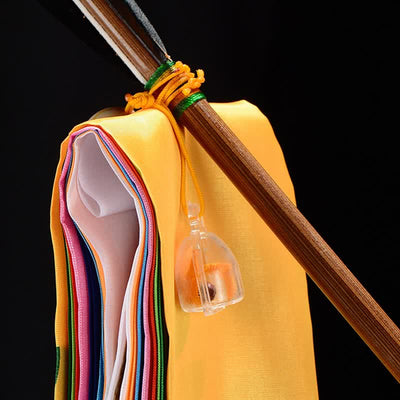 Buddha Stones Tibetan Eight Auspicious Symbols Lucky Arrow Home Decoration Prayer Flag TIBETAN PRAYER FLAGS buddhastoneshop 7