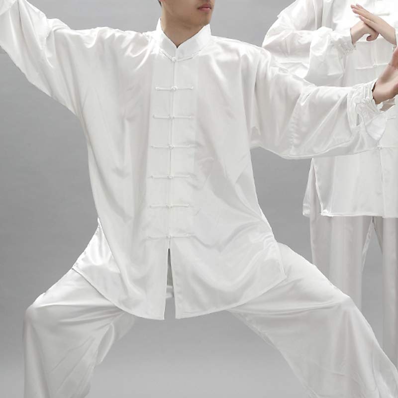 Foviel Simple Pattern Meditation Prayer Spiritual Zen Tai Chi Qigong Practice Unisex Clothing Set