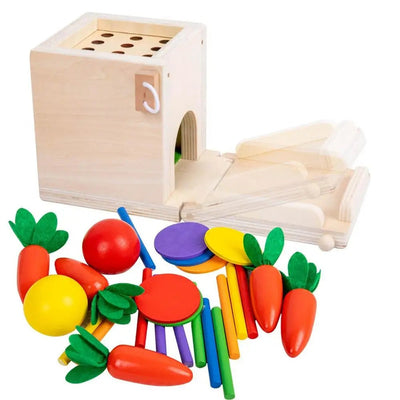 Boîte multifonctionnelle Montessori 6 en 1 pour l'éveil et l'intelligence