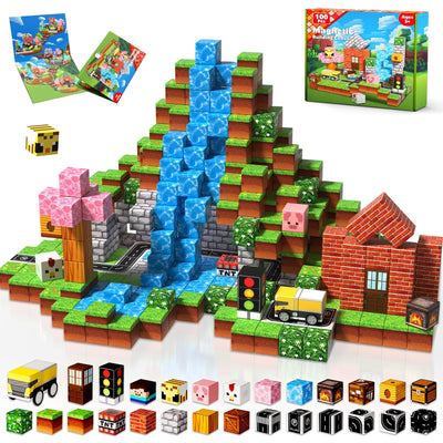 Magnetic Building Blocks – Minecraft-Inspired Magnet Cubes for Kids