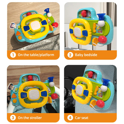 Juego de simulación de puente de navegación con volante interactivo - 541