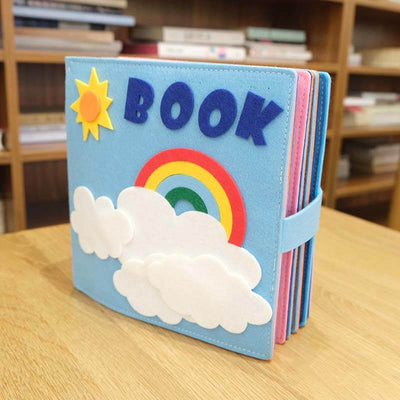Fidtoy Montessori Busy Book for Toddlers | 12 Activities Quiet Sensory Learning Toy