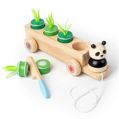 Fidtoy Animal Carrot Matching Montessori Toy | Toddler Fine Motor & Color Recognition Learning Toy