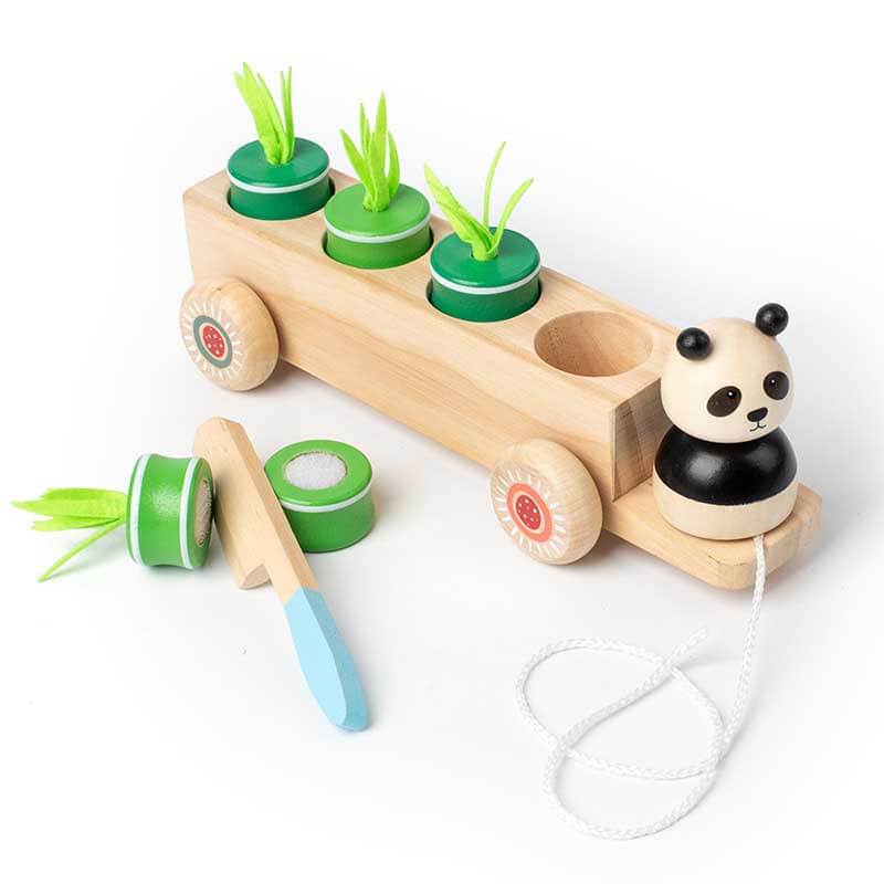 Fidtoy Animal Carrot Matching Montessori Toy | Toddler Fine Motor & Color Recognition Learning Toy