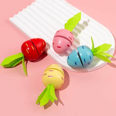 Fidtoy Animal Carrot Matching Montessori Toy | Toddler Fine Motor & Color Recognition Learning Toy