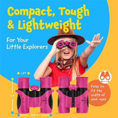 Jumelles Fidtoy Kids 8×21 | Petit jouet d'exploration en extérieur pour les 3-12 ans