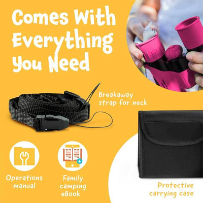 Jumelles Fidtoy Kids 8×21 | Petit jouet d'exploration en extérieur pour les 3-12 ans