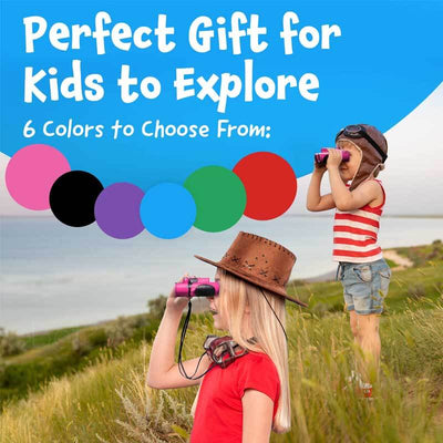 Jumelles Fidtoy Kids 8×21 | Petit jouet d'exploration en extérieur pour les 3-12 ans