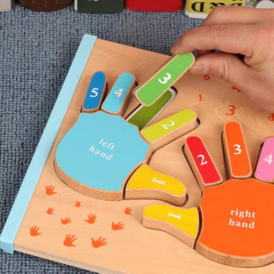 Casse-tête Montessori 3D pour les doigts et les paumes