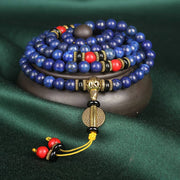 Foviel Tibetan Mala Lapis Lazuli Lazurite Positive Bracelet
