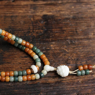 Collier-bracelet Mala harmonie Lotus Bodhi Foviel
