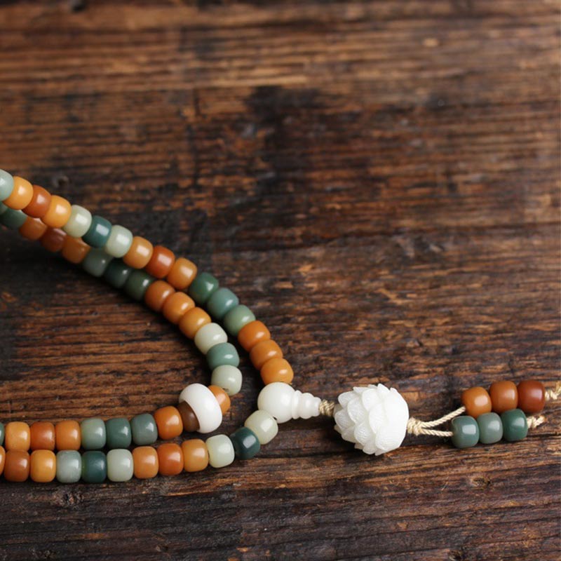 Collier-bracelet Mala harmonie Lotus Bodhi Foviel