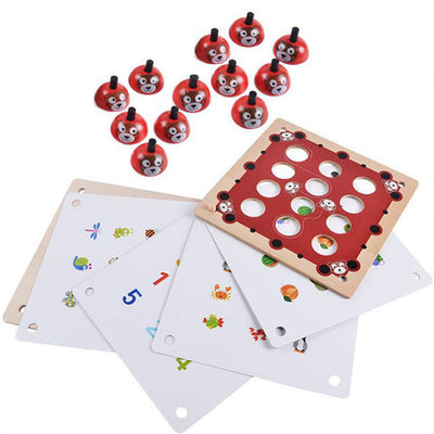 Juego de memoria de madera Montessori - Juguetes de matemáticas