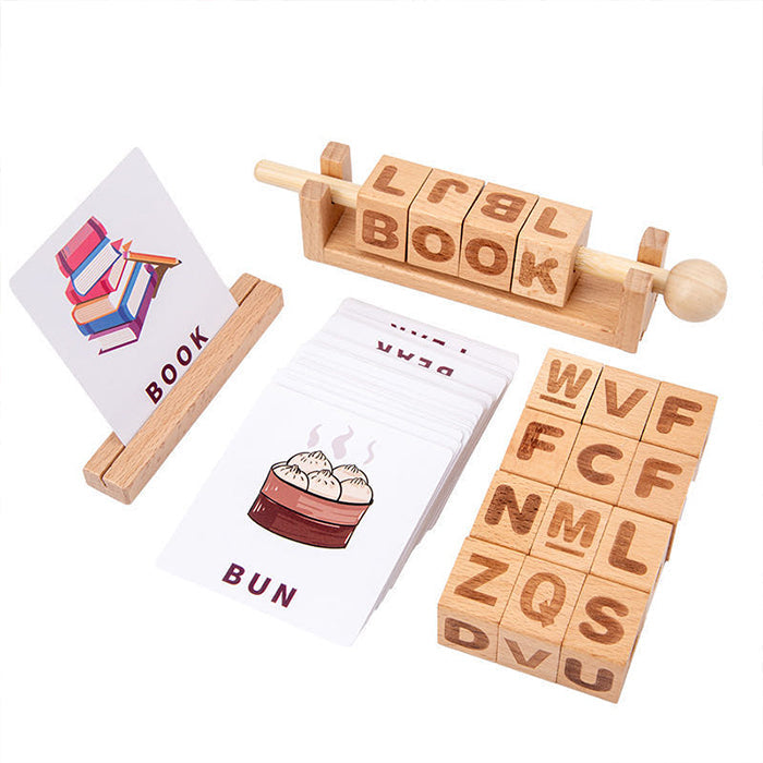 Jouets mathématiques en bois d'association de chiffres / d'apprentissage de paires de mots Jouets en bois à durée de vie illimitée